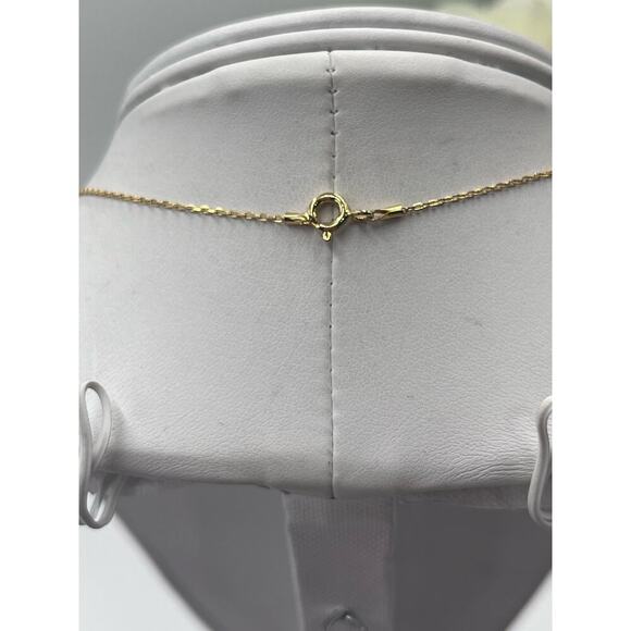 Cubic Zirconia Sterling Silver Vermeil Cluster Disc Dangle Statement Necklace - Picture 10 of 15